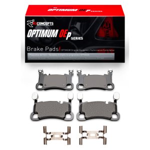 Porsche Cayenne Brake Pads - Rear - R1 Concepts - Optimum OE Pads - `19-`23